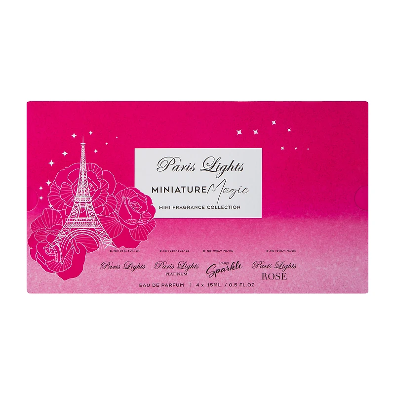 Paris Lights Miniature Magic Women's Mini Fragrance Collection 4-Set