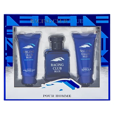 Men's Racing Club Blue Care Box 3-Pack