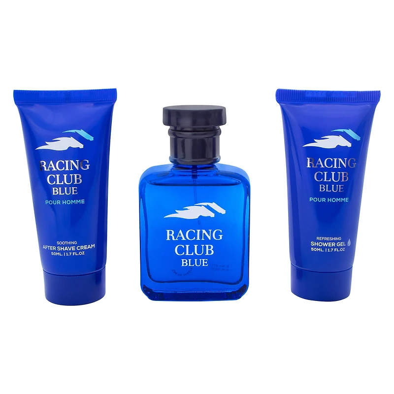 Men's Racing Club Blue Care Box 3-Pack