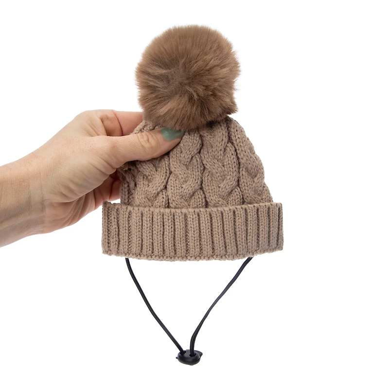 Pet & Owner Pom Pom Beanie Hat Set