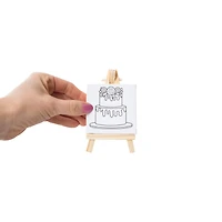 Paint And Play Mini Printed Art Easel Set