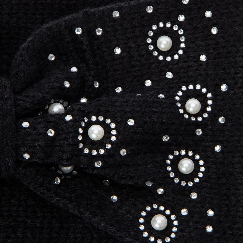 Pearl Embellished Headwrap