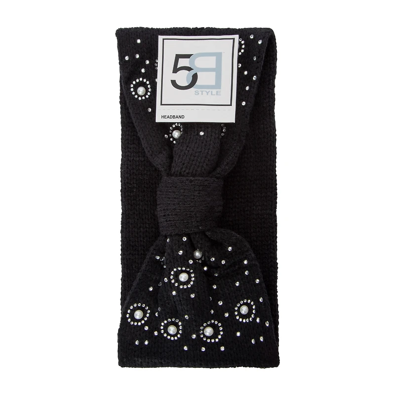 Pearl Embellished Headwrap