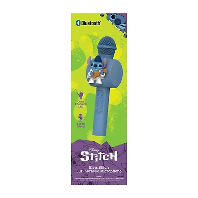 Disney Elvis Stitch LED Karaoke Microphone