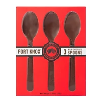 Fort Knox® Milk Chocolate Spoons 3-Piece 1.06oz