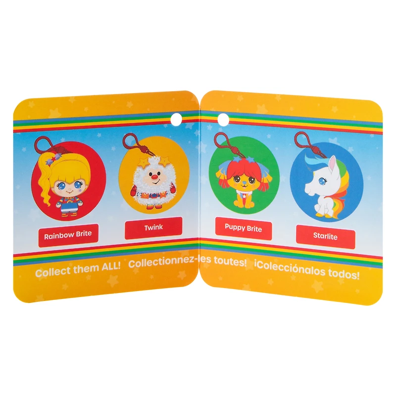 Rainbow Brite Puppy Brite Plush Bag Clip