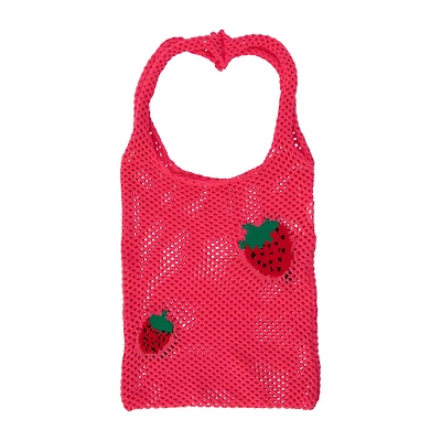Knitted Mesh Tote Bag