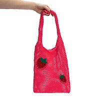 Knitted Mesh Tote Bag