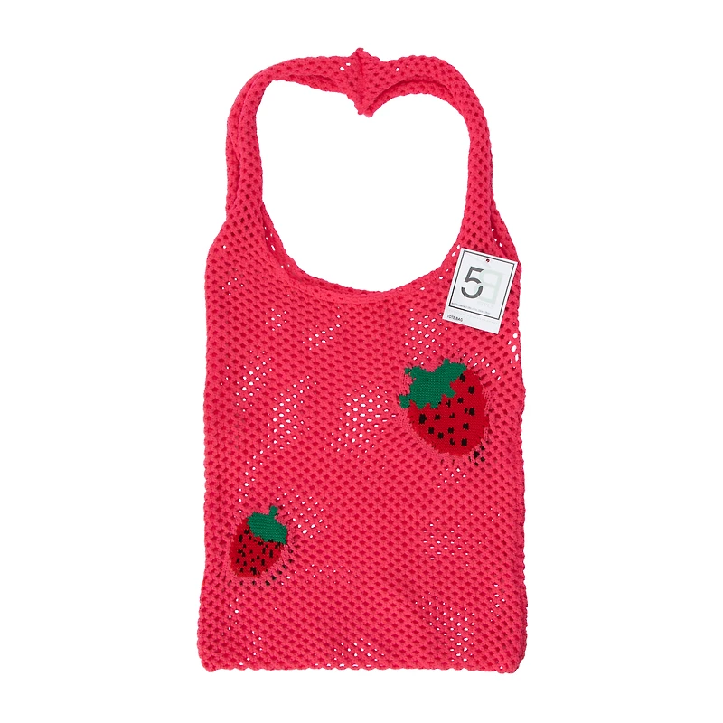 Knitted Mesh Tote Bag