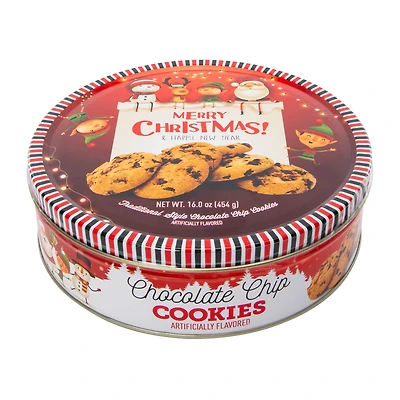 Merry Christmas! & Happy New Year Chocolate Chip Cookies 16oz