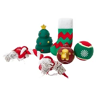 Christmas Stocking Dog Toy Gift Set 5-Pack