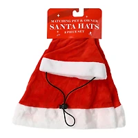 Matching Santa Hat For Pet & Owner 2-Piece Set