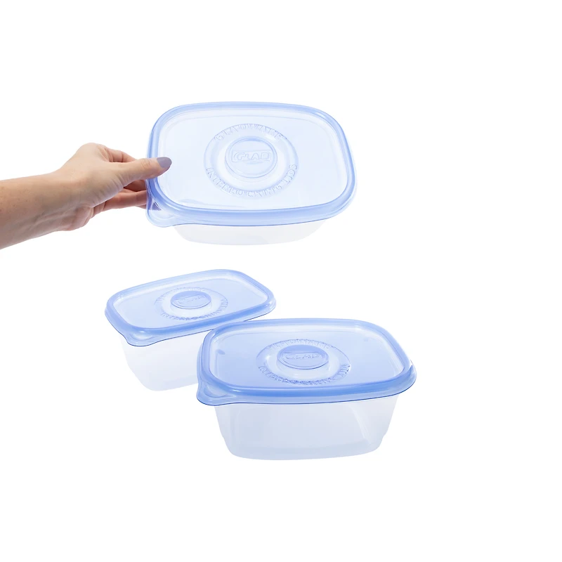 Glad® Deep Dish Storage Containers 3-Pack