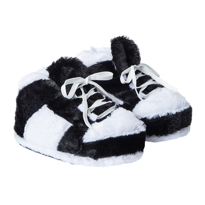 Girls Fluffy Sneaker Slippers