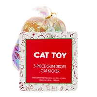 Gum Drops Cat Kicker Toy 3-Piece