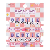 Tear & Share BFF Bracelets