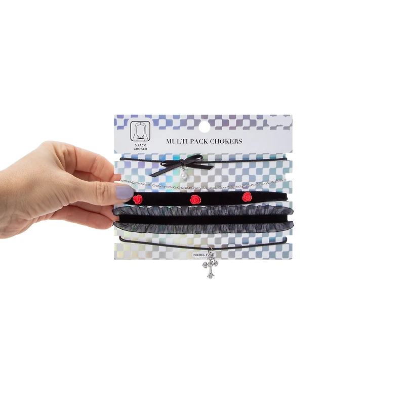 Choker Necklace 5-Pack