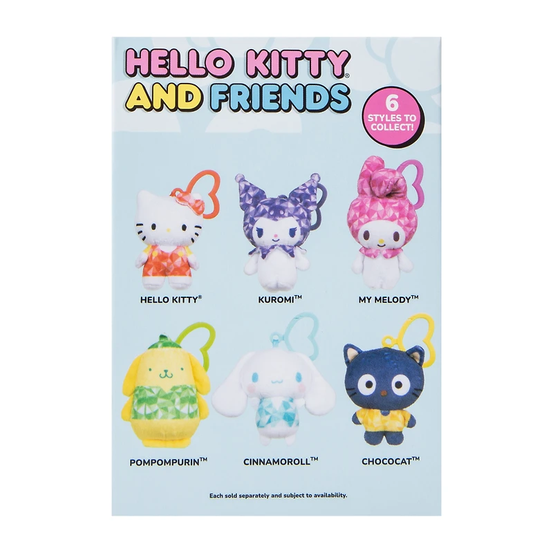Hello Kitty And Friends® Clip-On Blind Plush (Styles May Vary)