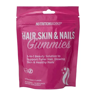 Nutrition Works® Hair, Skin & Nails Gummies