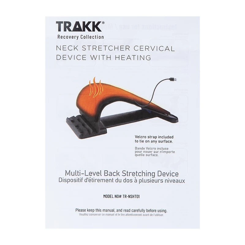Trakk® Back Stretcher Device With Heating