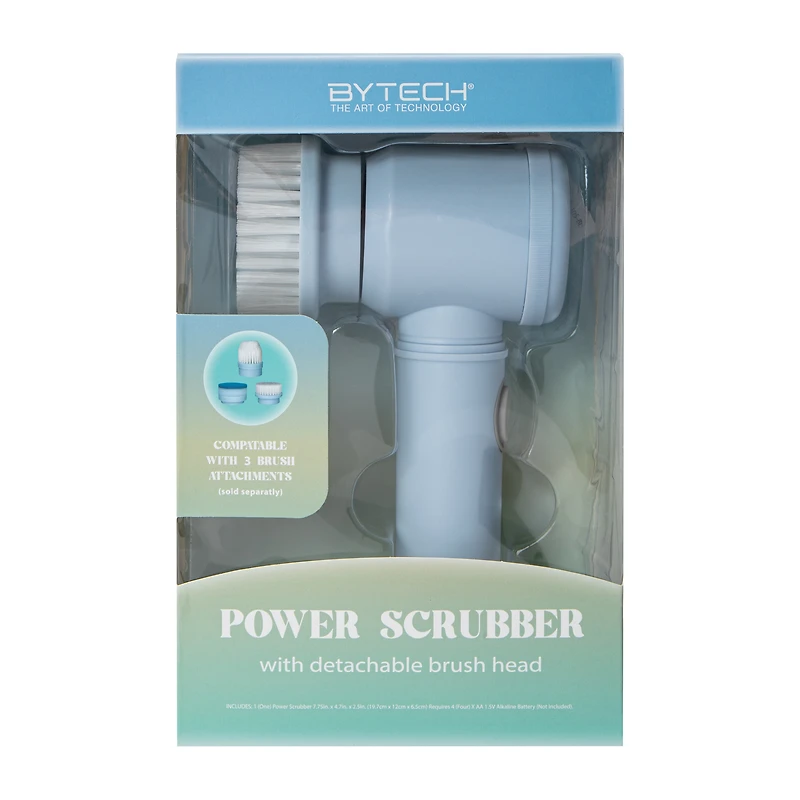 Power Scrubber With Detachable Brush Head