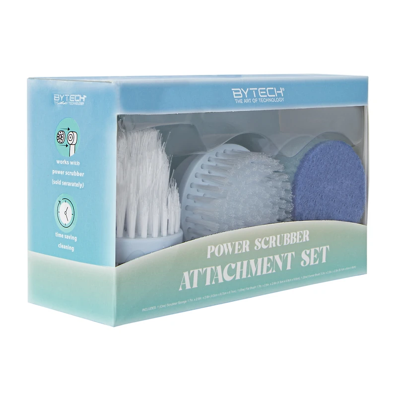 Power Scrubber Attachment Set