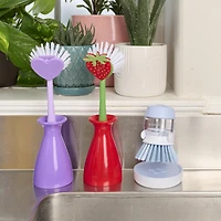 Themed Dish Brush & Holder
