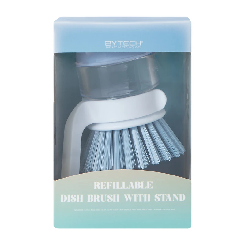 Refillable Dish Brush With Stand