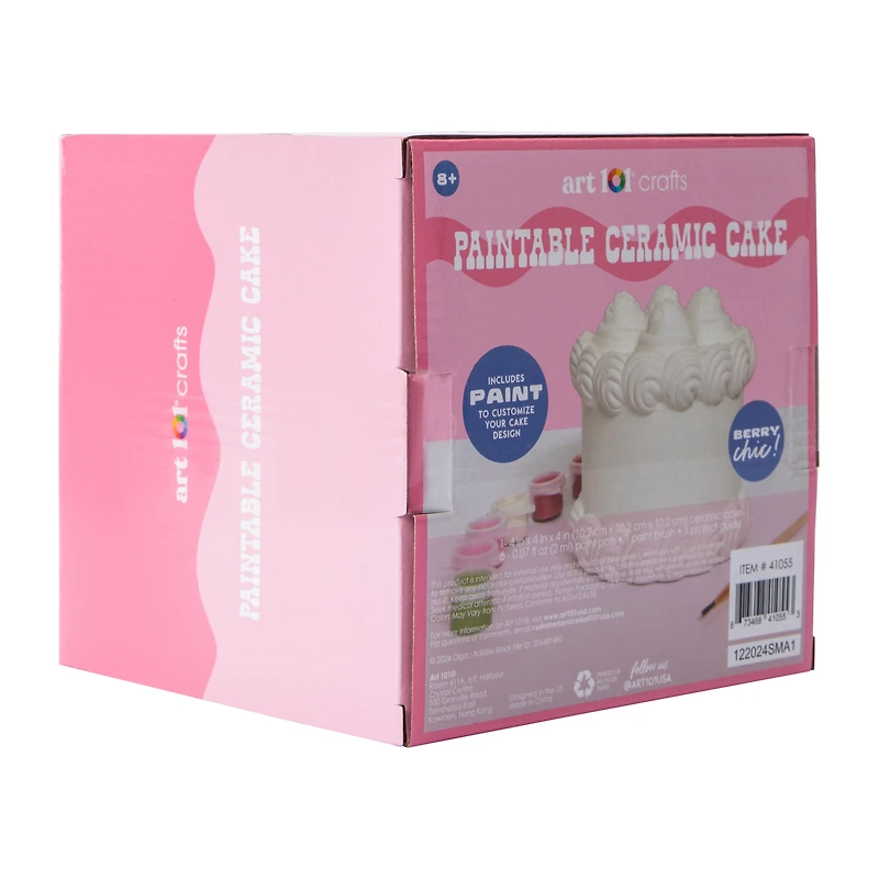 Art 101® Crafts Paintable Ceramic Donuts Set