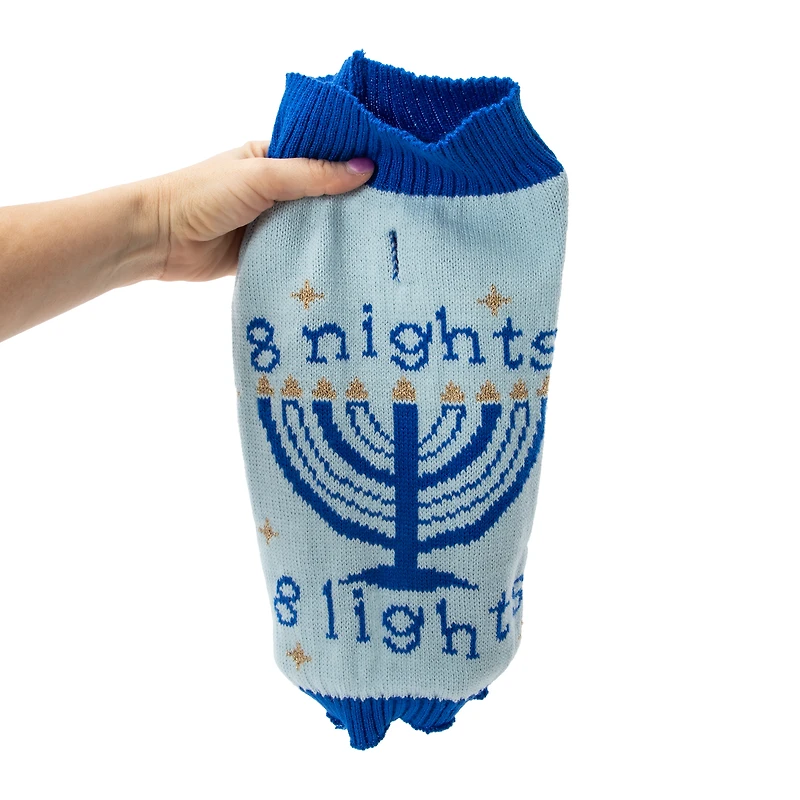 Hanukkah Pet Sweater