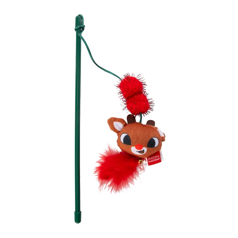 Christmas Cat Teaser Toy