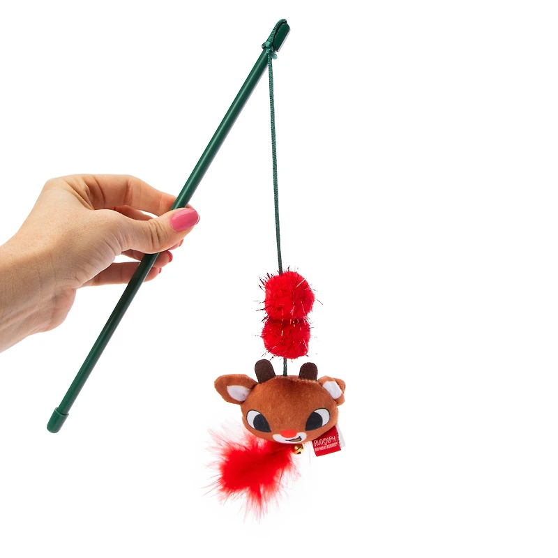 Christmas Cat Teaser Toy