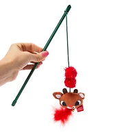 Christmas Cat Teaser Toy