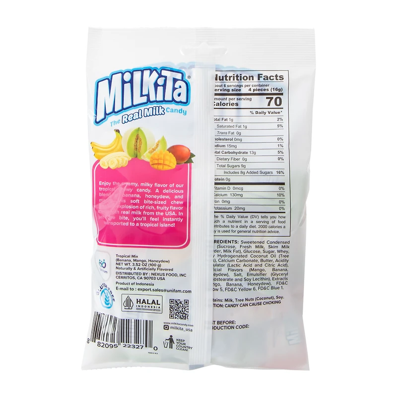 Milkita® Tropical Mix Candy 3.52oz