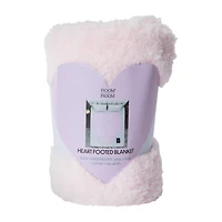 Heart Footed Blanket