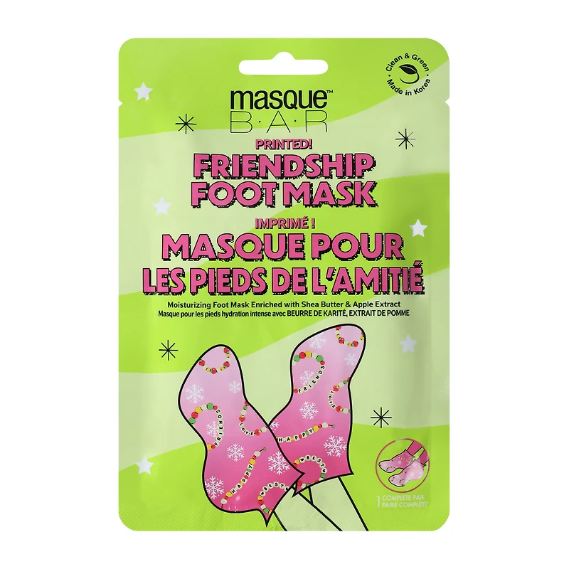 Masque B.A.R™ Printed Friendship Foot Mask