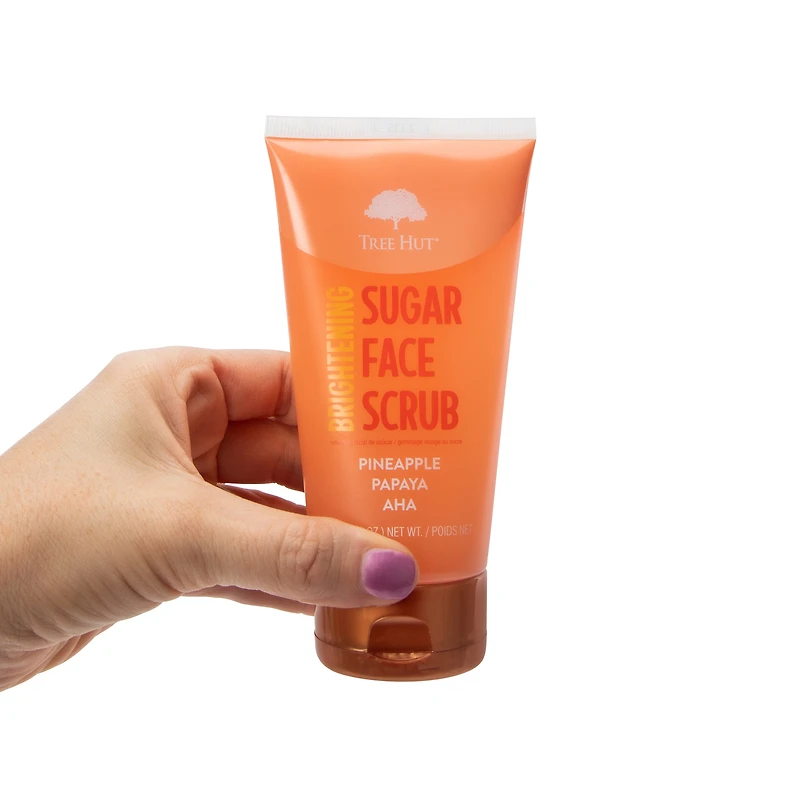 Tree Hut® Brightening Sugar Face Scrub 7.4oz - Pineapple Papaya AHA