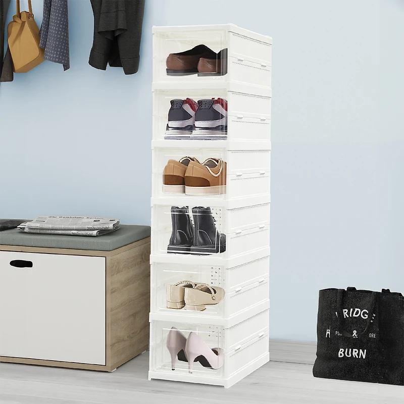 6-Tier Collapsible Shoe Tower
