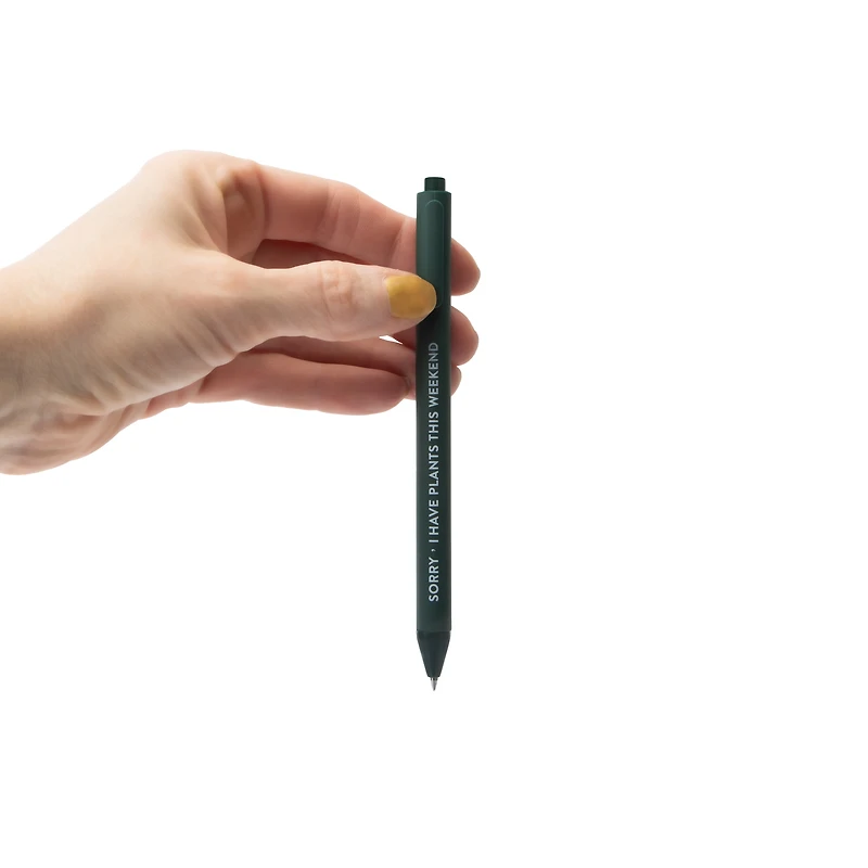 Cat Lady Black Ink Gel Pens 3-Count