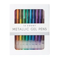 Metallic Gel Pens 12-Count