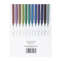 Metallic Gel Pens 12-Count