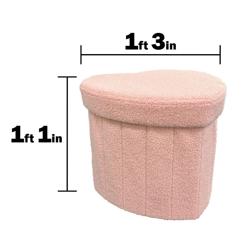 Heart Shaped Ottoman