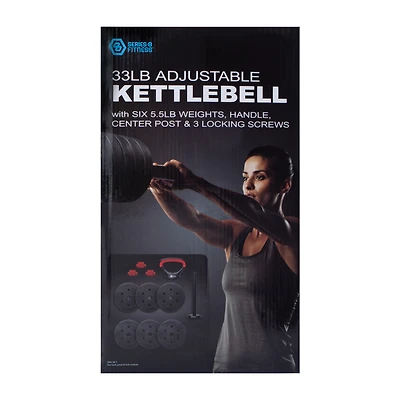 Series-8 Fitness™ Adjustable Kettlebell 33lbs