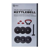 Series-8 Fitness™ Adjustable Kettlebell 33lbs