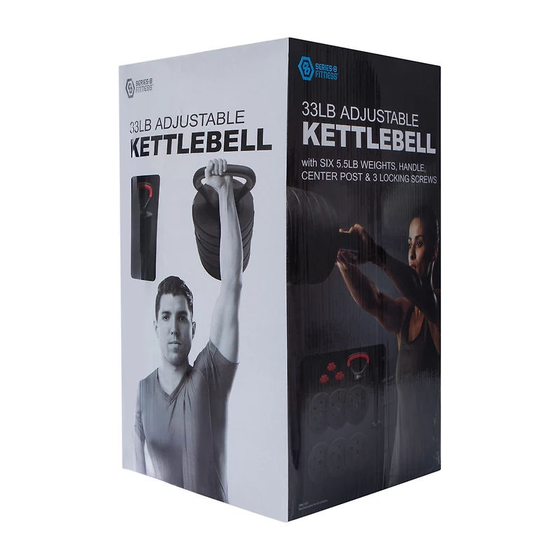 Series-8 Fitness™ Adjustable Kettlebell 33lbs
