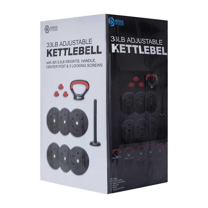 Series-8 Fitness™ Adjustable Kettlebell 33lbs