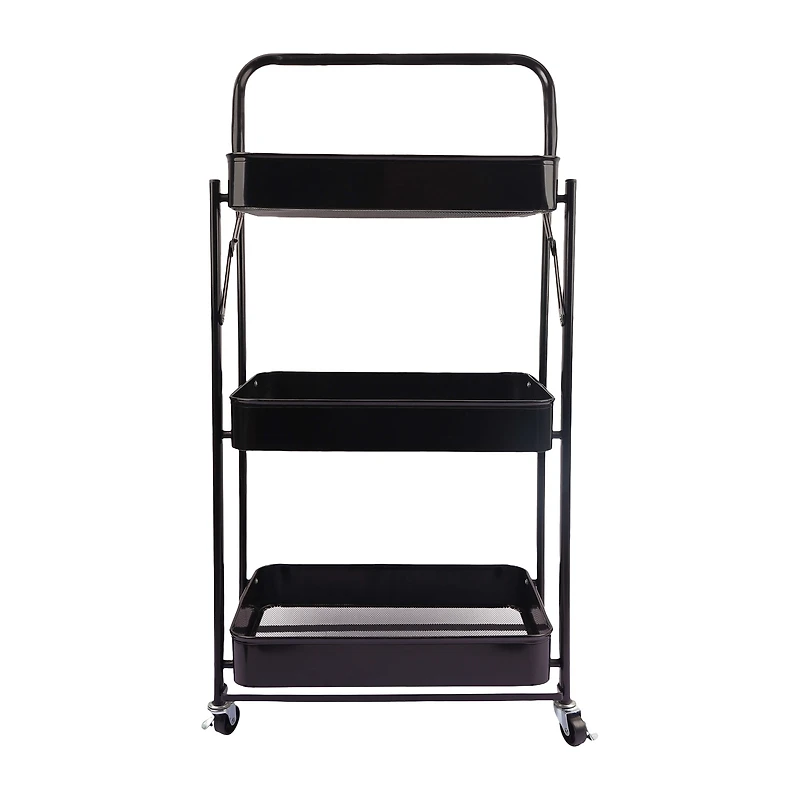 3-Tier Foldable Shelf Cart
