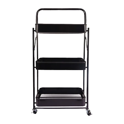 3-Tier Foldable Shelf Cart