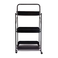 3-Tier Foldable Shelf Cart