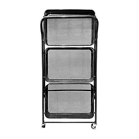 3-Tier Foldable Shelf Cart